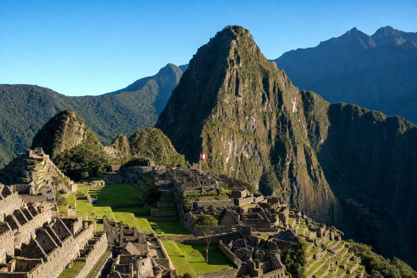 Peru – tunnettu maamerkki ja maan lippu