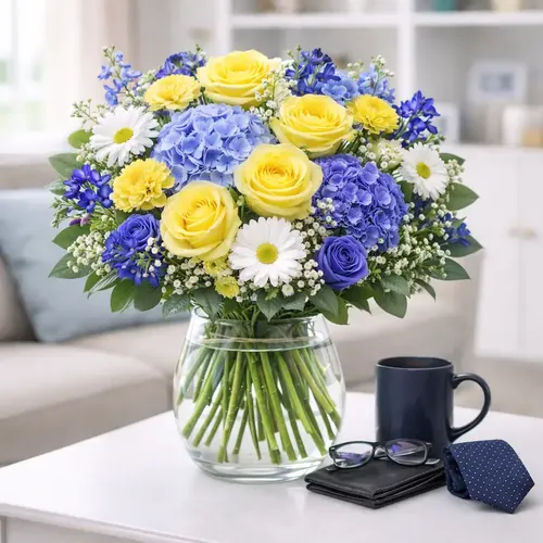 Kukkakimppu isäinpäiväksi