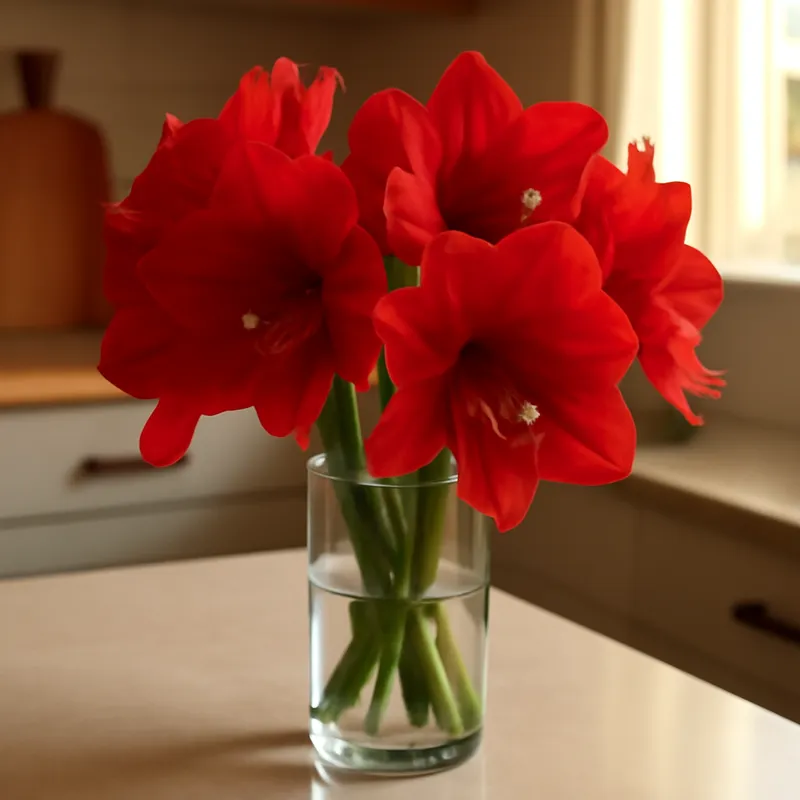 Amaryllis – punainen – kuva 3
