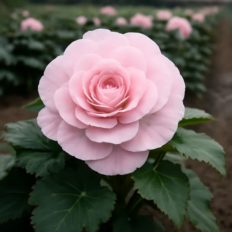 Begonia – vaaleanpunainen – kuva 4