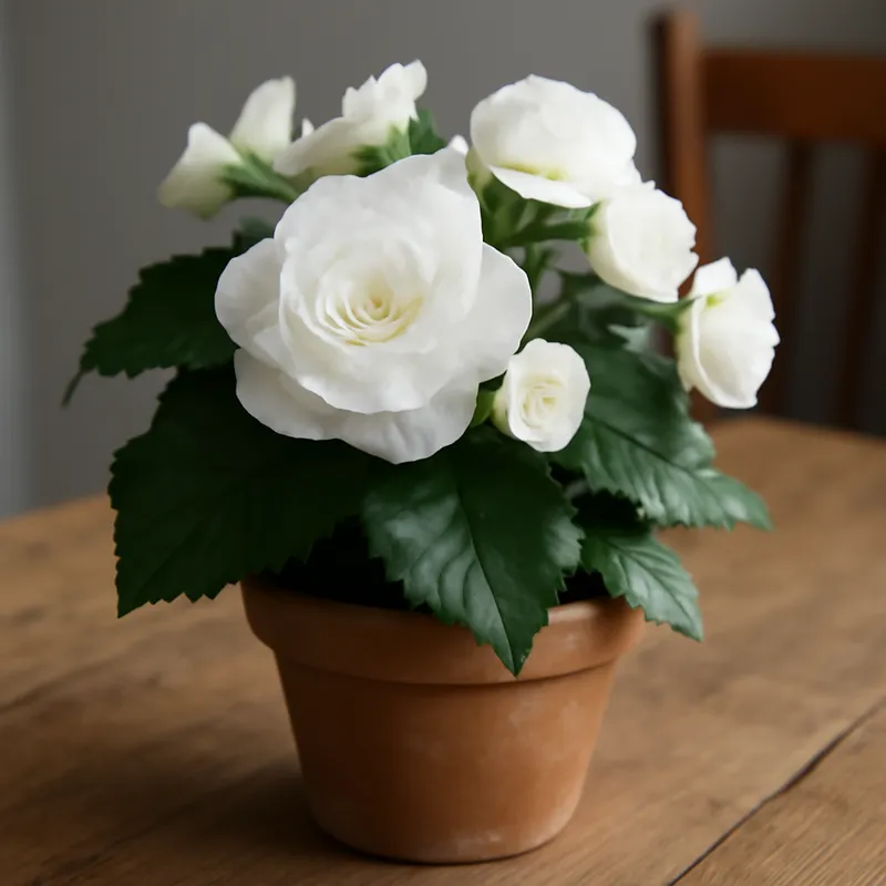 Begonia – valkoinen – kuva 3
