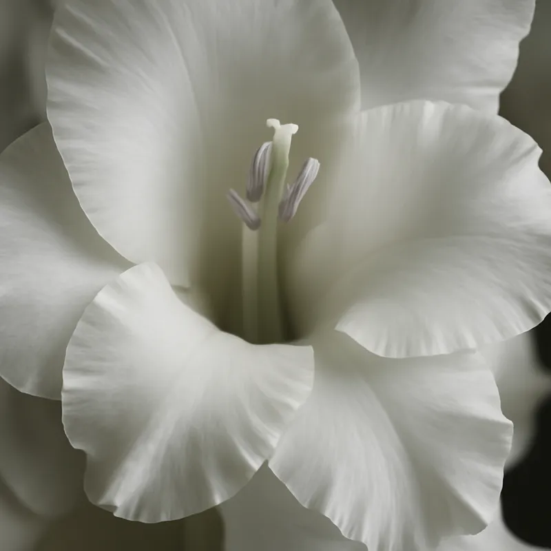 Gladiolus – valkoinen – kuva 2