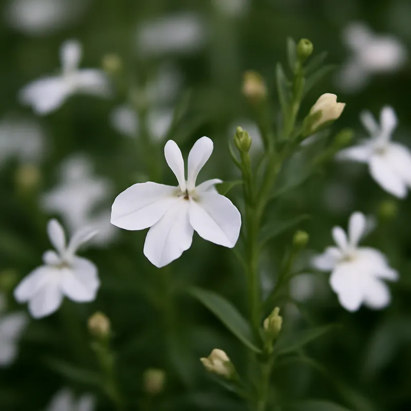 Lobelia – valkoinen – kuva 4
