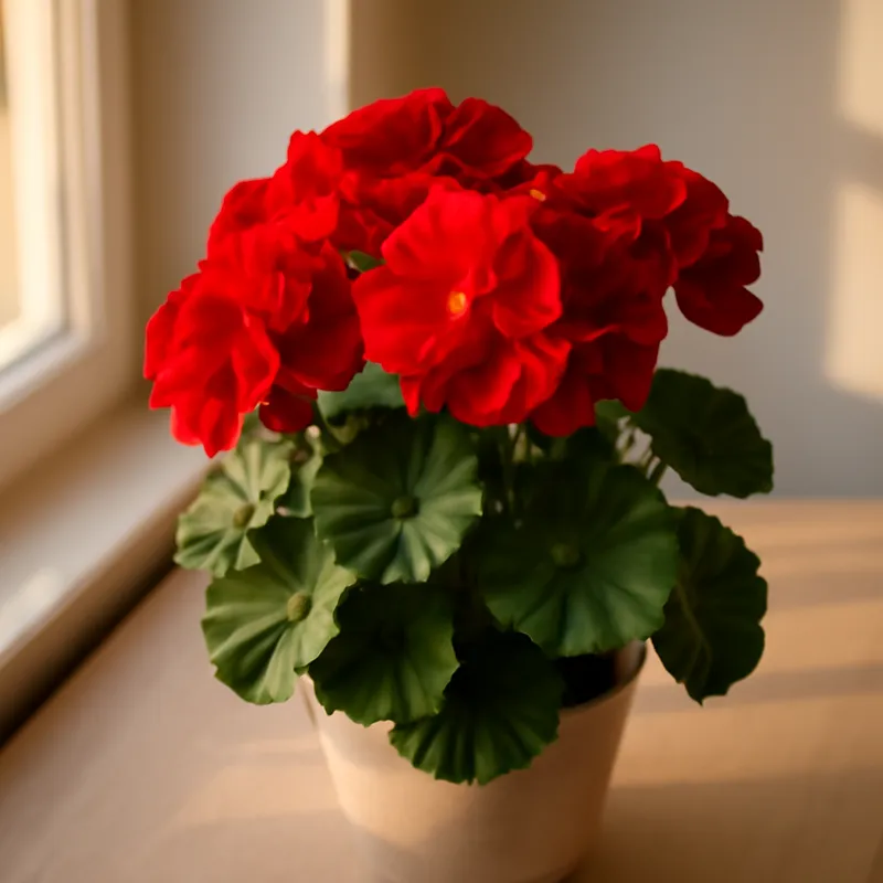 Pelargoni – punainen – kuva 3
