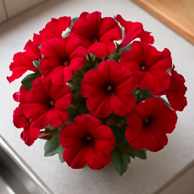 Petunia – punainen – kuva 3