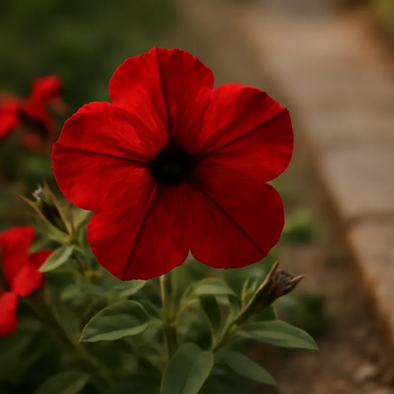 Petunia – punainen – kuva 4