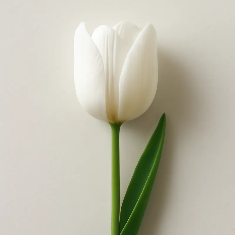 Tulppaani – valkoinen